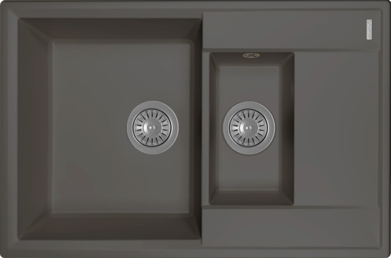 Мойка Flortek Консул 760 К, антрацит FSm  23.025.D0760.302 - 0