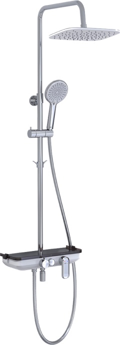 Душевая стойка Lemark Tropic LM7012C хром - 0