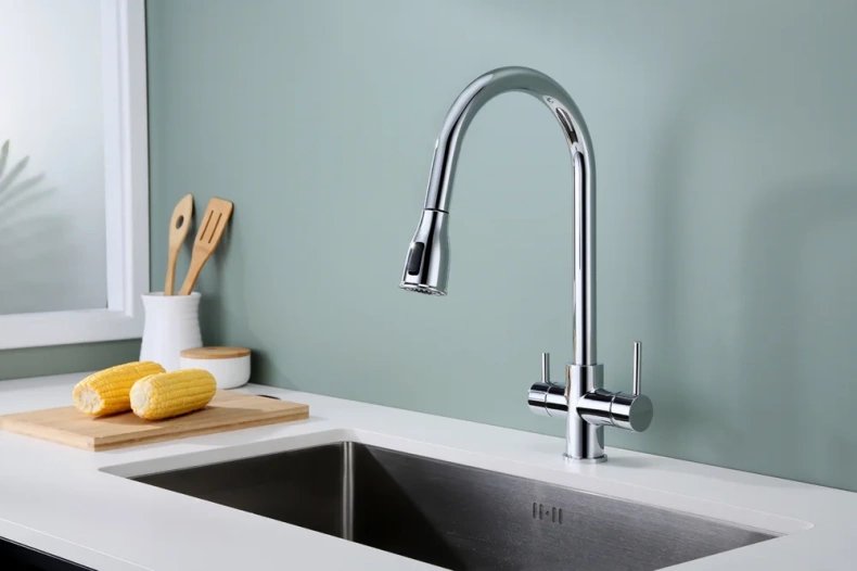 Смеситель для кухни Paulmark Lange хром La214212-CR - 1