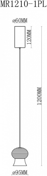 Подвесной светильник MyFar Jane MR1210-1PL - 3