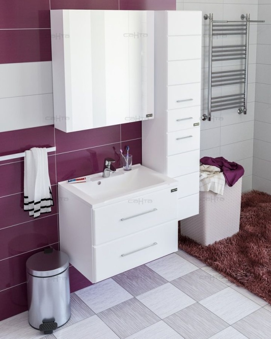 Шкаф-пенал СанТа Омега 30 подвесной 507002 - 2