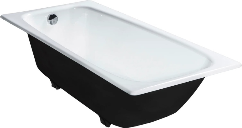 Чугунная ванна Универсал Классик 150x70 см, пристенная, белая 4607152360028  - 1