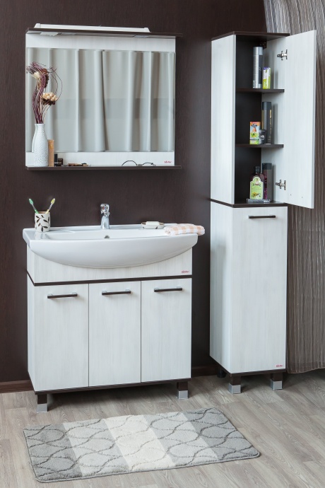 Тумба для комплекта Sanflor Толедо 85 венге, северное дерево светлое Н0000001279 - 2