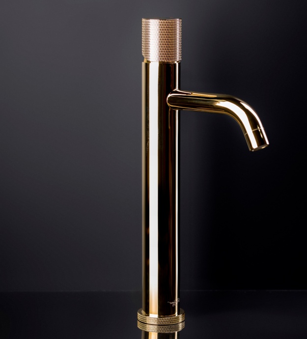 Смеситель Boheme Stick 122-GG.2 для раковины, gold touch gold - 2