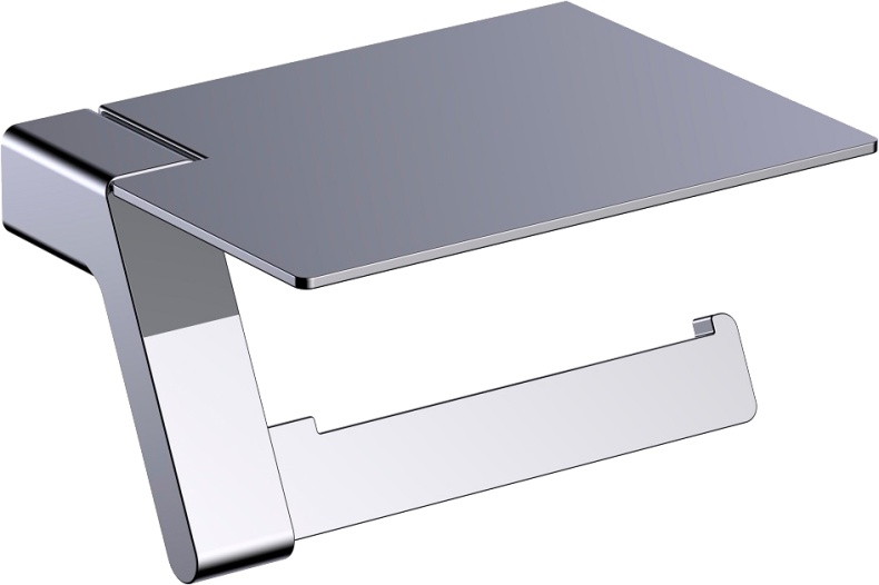 Держатель туалетной бумаги Timo Selene 10043/00 с полкой для телефона - 0