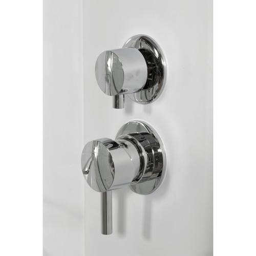 Душевая кабина Deto L 120х80 хром  L620LNLED - 4