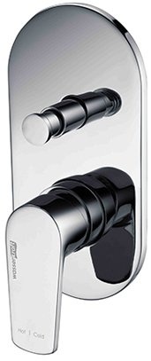 Смеситель Wasserkraft Dill 6161 С ВНУТРЕННЕЙ ЧАСТЬЮ, для ванны с душем - 0