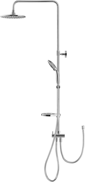 Душевая стойка Swedbe Calypso хром  5073 - 4