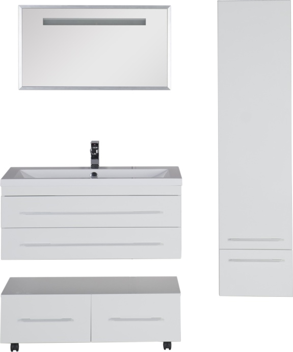 Мебель для ванной Aquanet Нота 100 белая 171496 - 32