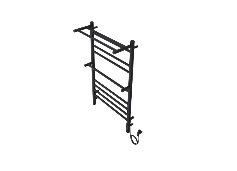 Полотенцесушитель электрический Aquatek Альфа П10 500х900, quick touch, черный муар AQ EL RRP1090BL - 0