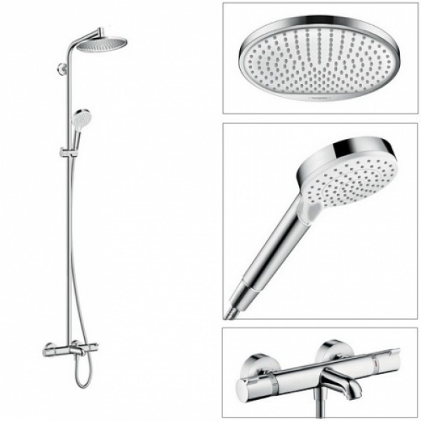 Душевая стойка Hansgrohe Crometta S 240 Showerpipe 27320000 - 1