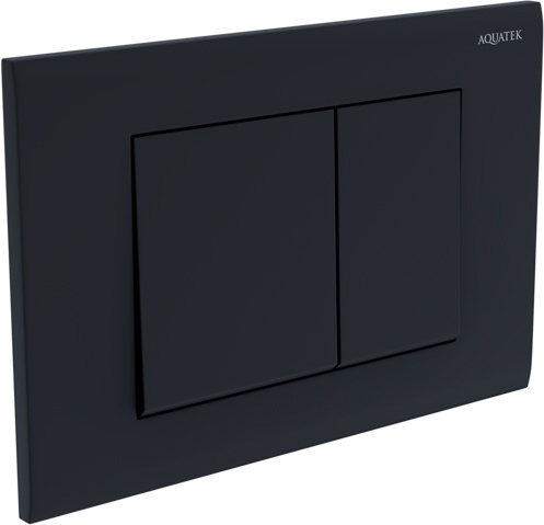 Кнопка смыва Акватек KDI-0000012 черная матовая - 1