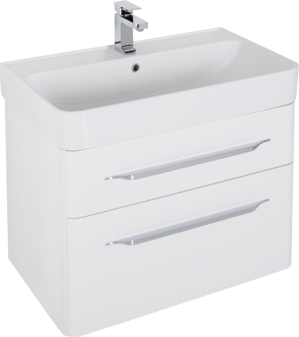 Тумба для комплекта Aquanet Виченца 80 белый глянец 196963 - 0