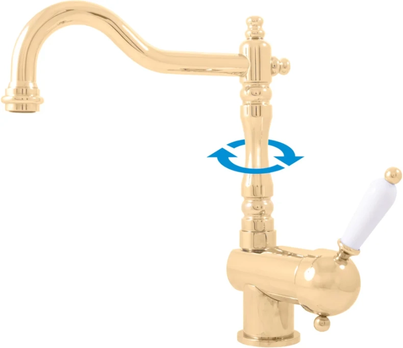 Смеситель для кухни Rav Slezak Labe золото L508.5/8Z - 1