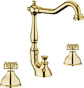Смеситель Webert Ottocento OT750202010 золото для раковины - 0