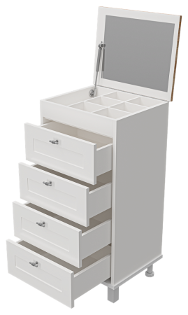 Комод Misty Марта 50 белый глянцевый П-Мрт12050-014Я - 1