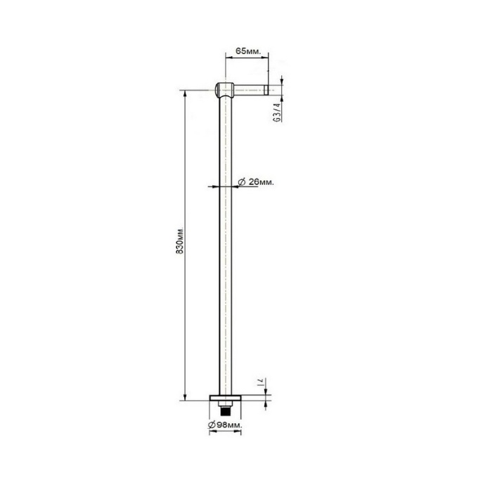 Колонна для напольного смесителя 938-do938-do - 1