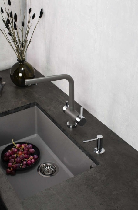 Мойка кухонная Omoikiri Tedori 66-U платина 4993979 - 3