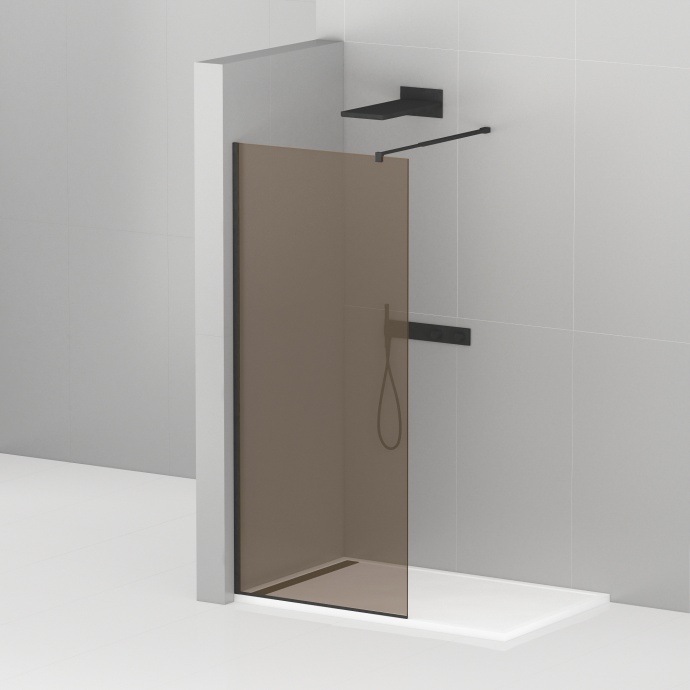 Душевая перегородка Cezares Liberta-L-1-100-BR-NERO - 0