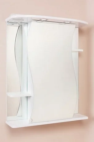 Зеркало-шкаф Onika Лилия 65 R с подсветкой, белый  206511 - 3