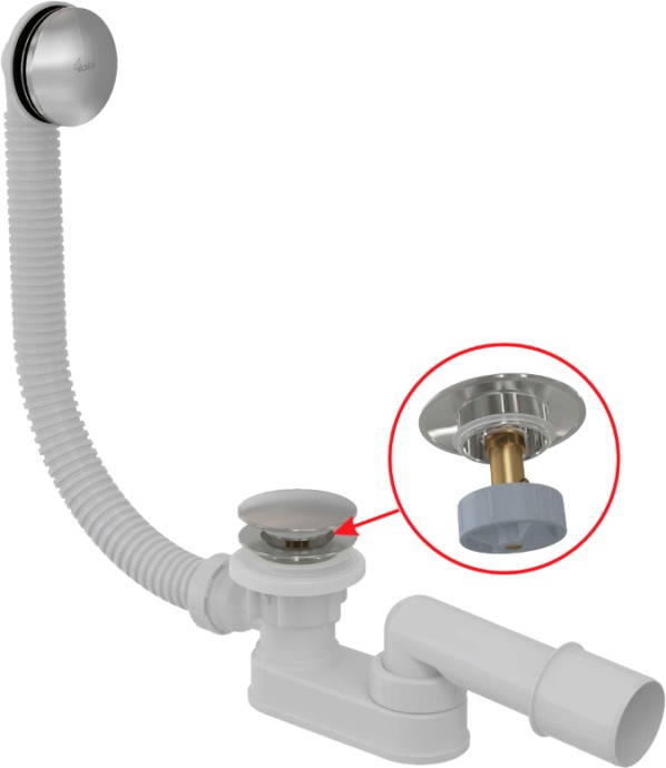 Слив-перелив AlcaPlast A507CKM - 1