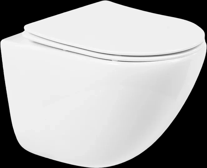 Комплект унитаза с инсталляцией BelBagno Amanda с сиденьем микролифт и кнопкой смыва белый глянцевый BB051CHR/BB051SC/BB002-80/BB014-SR-BIANCO - 3