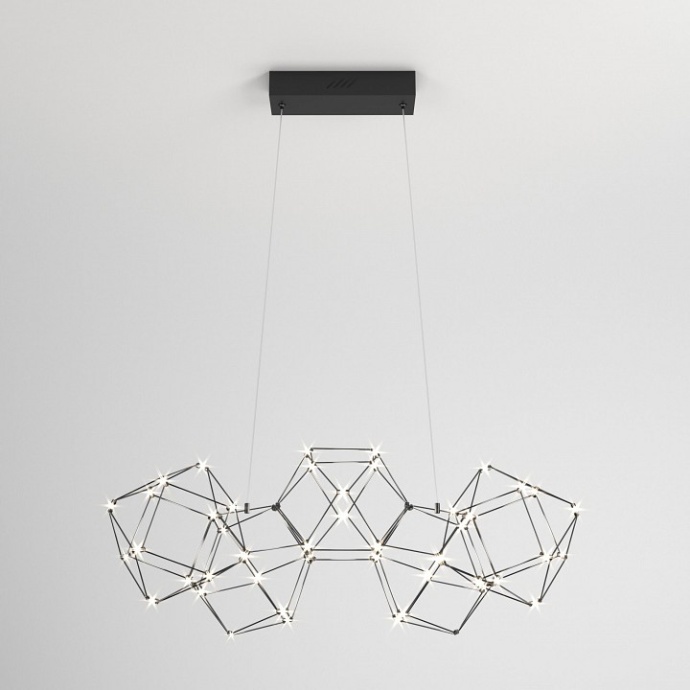 Подвесная люстра Eurosvet Uma 90168/5 черный жемчуг - 0