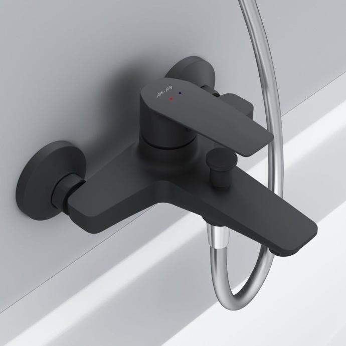 Смеситель для душа AM.PM Gem черный матовый F90A10022 - 1