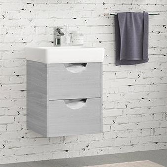 Тумба под раковину Aquaton Сильва 50 светлое дерево 1A211701SIW60 - 1