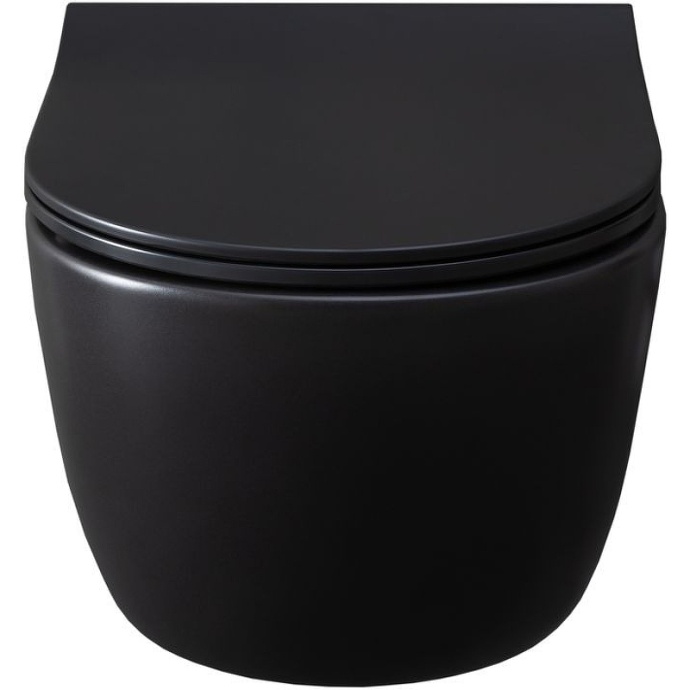 Чаша для подвесного унитаза Allen Brau Priority без сиденья черный матовый 4.31001.31 - 5