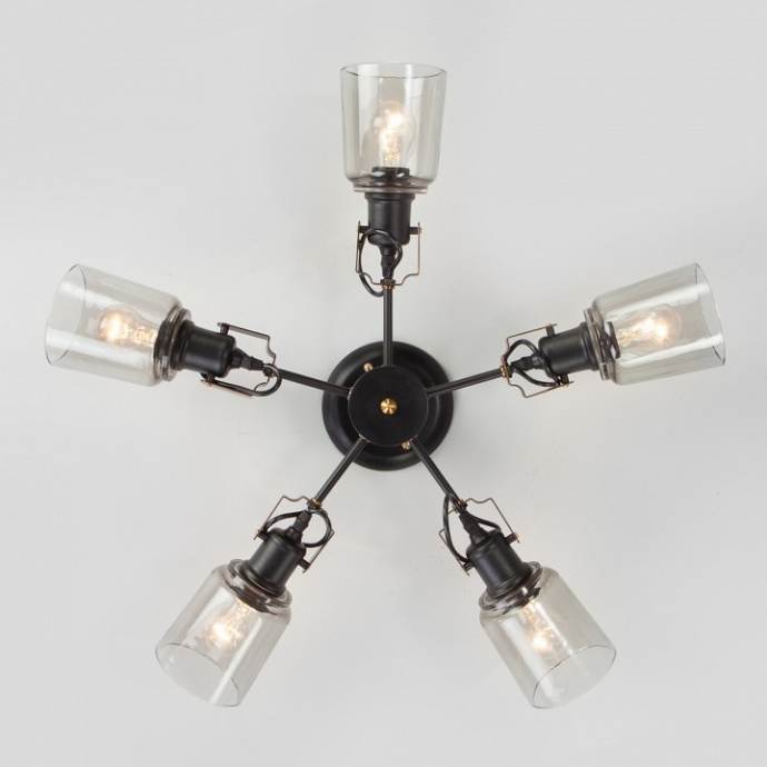 Потолочная люстра Eurosvet Astor 70111/5 черный - 1