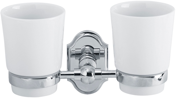 Стакан Veragio Stanford VR.STD-7742.CR двойной, хром - 0