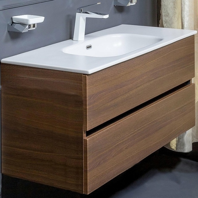 Тумба под раковину Armadi Art Vallessi 120 темное дерево 837-120-D - 0