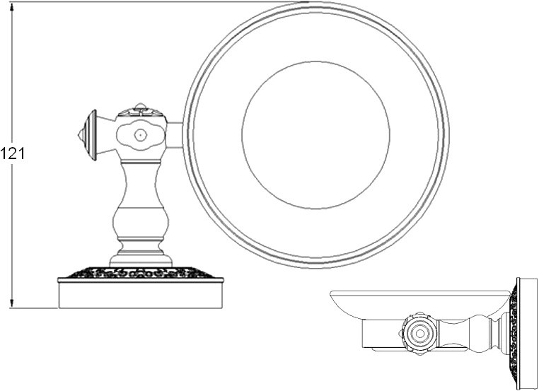 Мыльница Zorg Antic AZR 06 SL - 1
