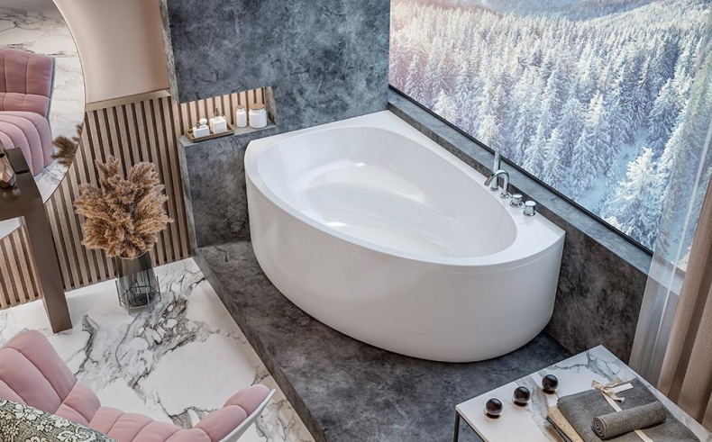 Ванна акриловая Kolpa San Libretto 170х110 R белый 5051-01 - 1