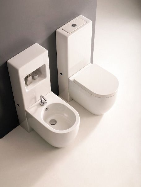 Kerasan Flo Унитаз приставной 52см, слив в стену, в комплекте с крепежом WB5N, цвет белый 311601 - 4