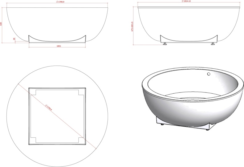 Экран Астра-Форм Олимп 100-75 - 2