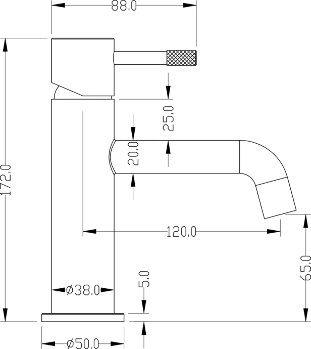Смеситель для раковины Boheme Uno белый, хром  461-WCR - 1