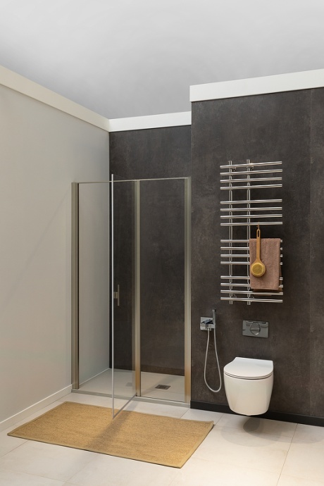 Душевая дверь Allen Brau Priority 140 профиль серебро матовый стекло прозрачное 3.31035.BA - 5