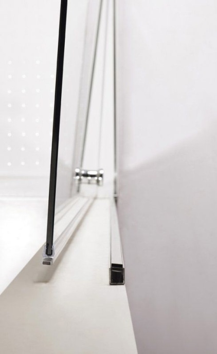 Душевая дверь в нишу Cezares Eco O-B-1-70-C-Cr стекло прозрачное ECO-O-B-1-70-C-Cr - 6