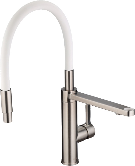 Смеситель для кухни Swedbe Selene Plus белый, нержавеющая сталь  8641 - 4