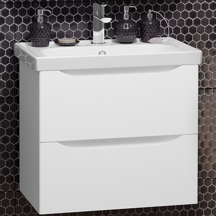 Тумба под раковину Opadiris Элеганс 60 белый матовый 00-00006894 - 0