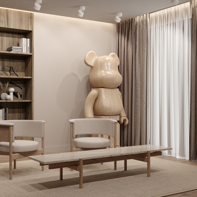 Светильник на штанге Maytoni Yin C084CL-15W4K-D-W - 1