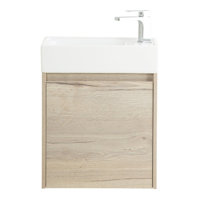 Тумба с раковиной Belbagno Kraft Mini 50 R светлое дерево - 0