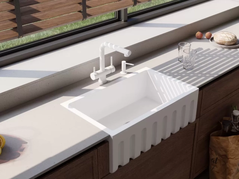 Мойка кухонная Omoikiri Mikura Natceramic/белый  4997074 - 2