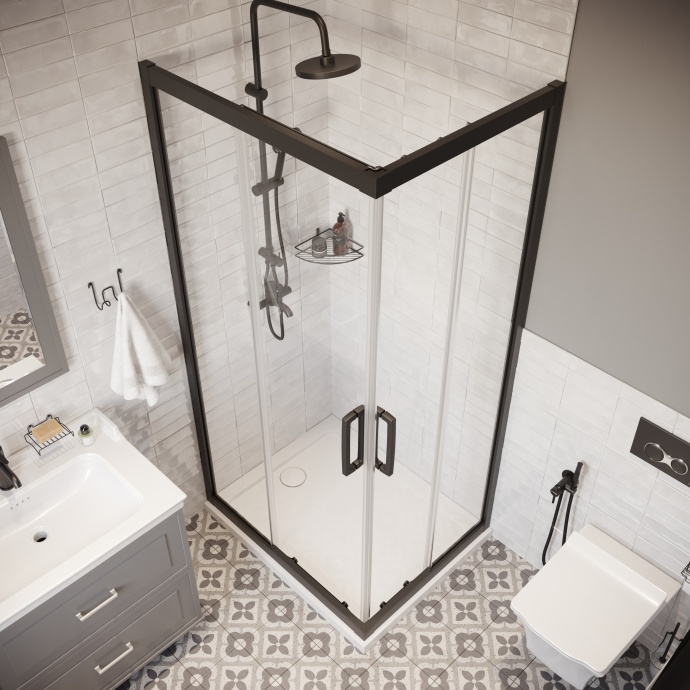 Полка DIWO Смоленск П16144 черный муар - 2