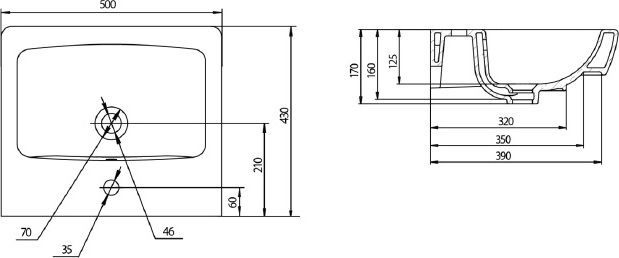 Раковина Santek Нео 50 1.WH30.2.184 - 1