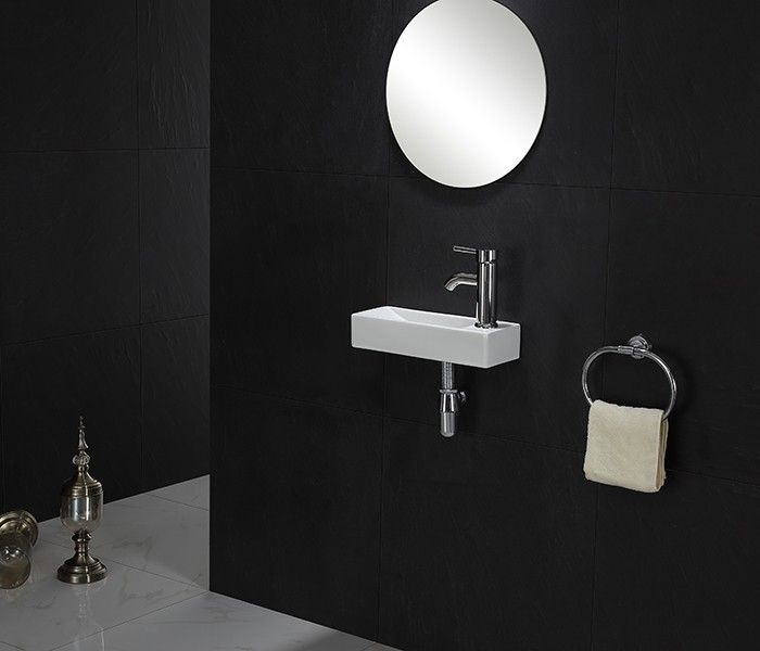 Раковина подвесная Ceramalux N 38 белый  9048FL - 1