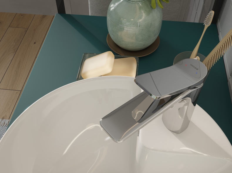 Смеситель Cersanit Odra для раковины, хром 63050 - 5