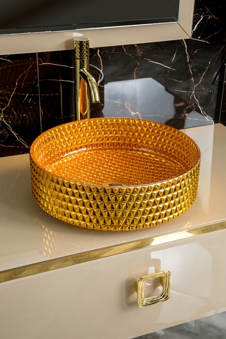 Тумба под раковину Armadi Art Lucido 100 бежевый 770-100-CP - 8